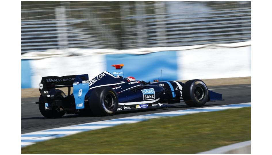 Marco Sørensen har ikke fået det meste ud af raceren endnu - de kæmper med at få det rigtige set-up
(Foto: Renault Sport Media)